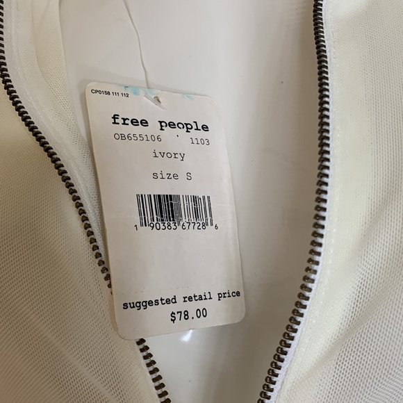 Free People Ivory Mesh Long Sleeve - Picture 8 of 11